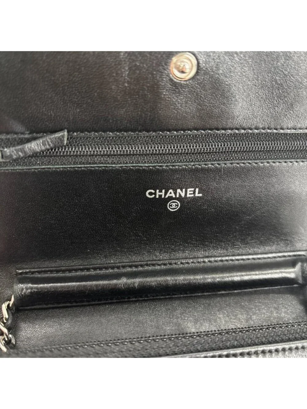 Chanel Super Camellia Black Chain Shoulder